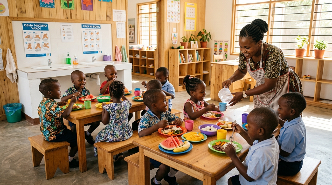 Nutritious Childcare Dining